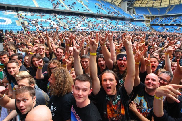 Na INEA Stadionie w Poznaniu w 2014 roku wystąpił Iron Maiden