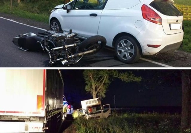 W Starym Oleśnie - 29-letni motocyklista.Między Olesnem a Łomnicą zginął 49-letni kierowca ciężarówki.