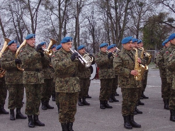 Na festynie wystąpiła m.in. orkiestra Wojsk  Lądowych POW.