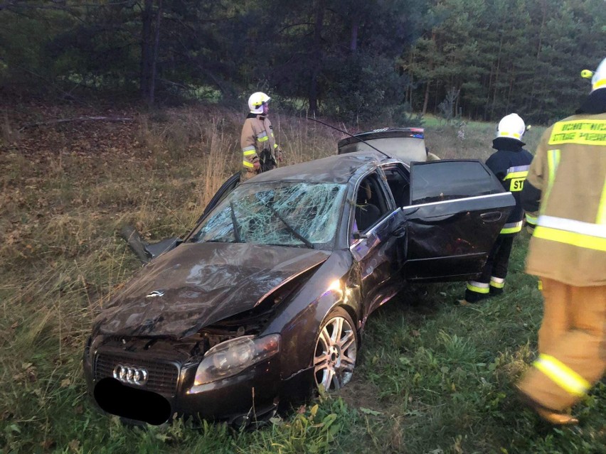 Wypadek na DK 65 na wysokości miejscowości Czechowizna