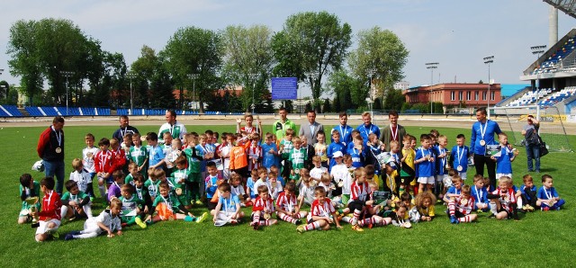 W turnieju w Rzeszowie rywalizowało ponad stu maksimum ośmioletnich piłkarzy.
