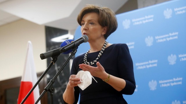 Minister Marlena Maląg w sprawie 14. emerytury