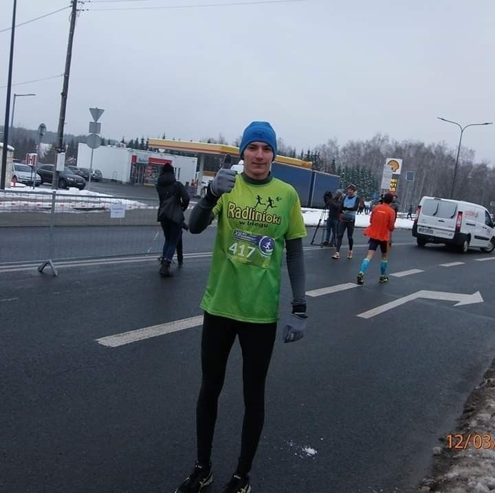 Sportowiec Roku:Mateusz Mrówka Radlinioki w Biegu, Radlin,...