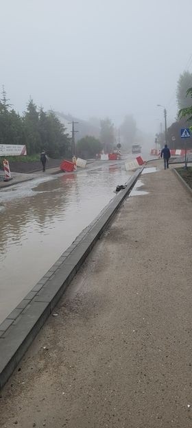 Zalana ul. Chojnicka w Poznaniu