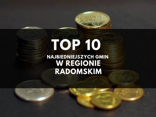 Poznaliśmy najbiedniejsze miasta i gminy regionu radomskiego.  Ranking NA KOLEJNYCH SLAJDACH>>>Magazyn „Wspólnota” opublikował kolejny już ranking zamożności polskich samorządów.Przygotowując ranking uwzględniono wyłącznie dochody własne i otrzymywane subwencje, pomijając dotacje celowe. Odjęto składki przekazywane przez samorządy w związku z subwencją równoważącą, tak zwany podatek janosikowy. Skorygowane w ten sposób dochody podzielono przez liczbę ludności każdej jednostki samorządowej.