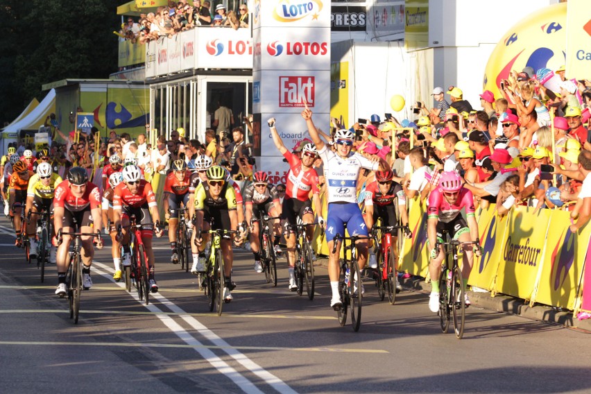 3. etap Tour de Pologne ze Stadionu Śląskiego do Zabrza....