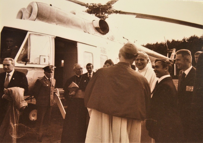 Papież Jan Paweł II na Górze św. Anny.