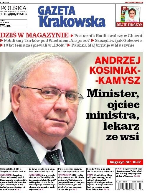 Piątkowy MAGAZYN "Gazety Krakowskiej" | Gazeta Krakowska