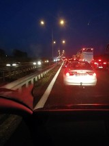 Wypadek na A4 przed bramkami w Gliwicach. Autostrada na Katowice była zablokowana