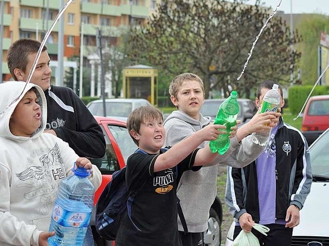 Lany Poniedziałek na tarnobrzeskim osiedlu Serbinów.