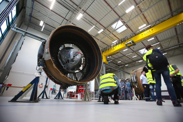 Wrocławskie Centrum Szkoleniowe XEOS. Zakład będzie remontował dwa typy silników odrzutowych CF6-80 z samolotu Boeing B747-8 oraz GE9X, który zadebiutuje na rynku dopiero w 2019 roku