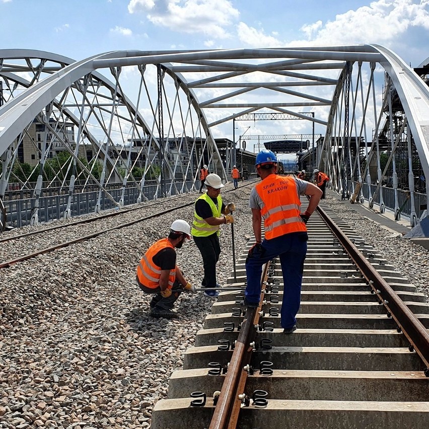 Od 12 czerwca pociągi pojadą dwoma torami na odcinku Kraków Główny – Kraków Płaszów [ZDJĘCIA]