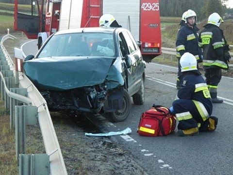 Do wypadku doszło w sobotę około godziny 17 na trasie...