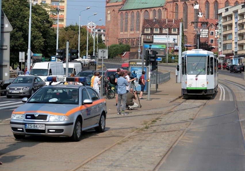Próbny przejazd po torowisku na ulicy Gdańskiej i Energetyków