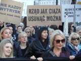Czarny protest w Częstochowie [ZDJĘCIA] Protest kobiet w Częstochowie