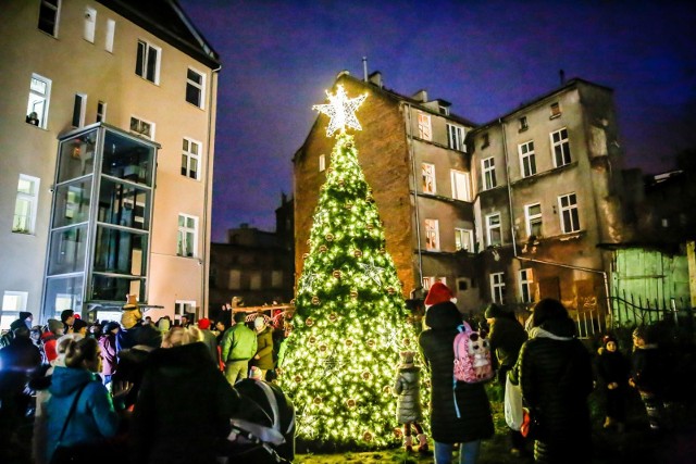 Tak w ubiegłym roku wyglądała choinka na Biskupie Górce