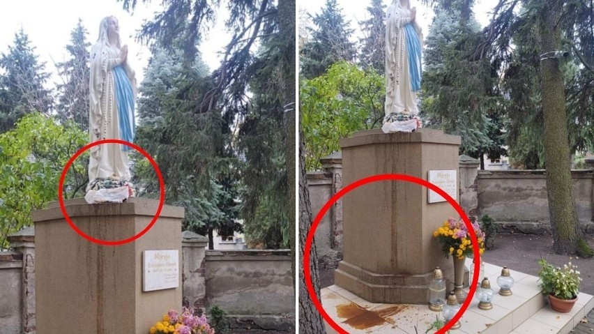 Figura przedstawiająca Najświętszą Maryję Pannę w Damasławku...