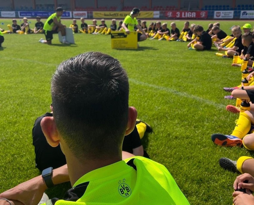 Borussia Dortmund w Sandomierzu. Akademia piłkarska imienia Łukasza Piszczka szkoli dzieci. Zobaczcie zdjęcia