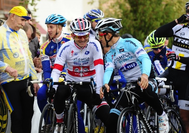 Michał Kwiatkowski i Michał Gołaś - czołowi polscy kolarze.