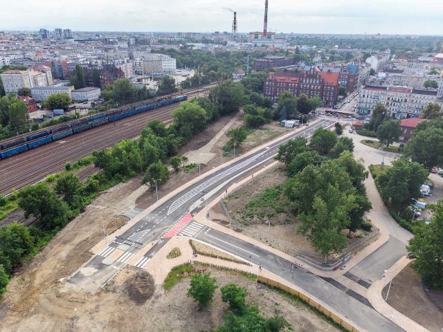 Dzięki nowym fragmentom ulic, będzie można teraz dojechać z ul. Zakładowej do Trzebnickiej