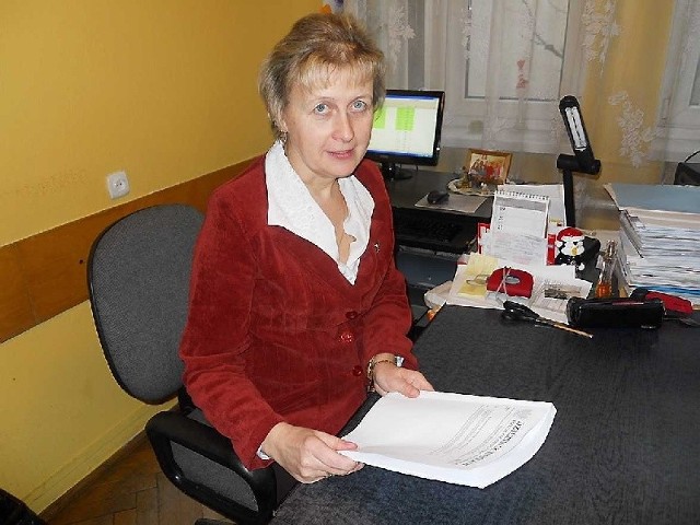 Krystyna Pieniążek - Bołotowicz, sekretarz miasta nie ukrywa satysfakcji z poprawy wyniku
