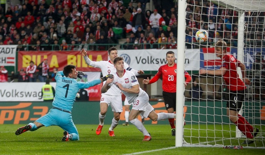 Austria - Polska 0:1. Zwycięskiego gola strzelił Krzysztof...