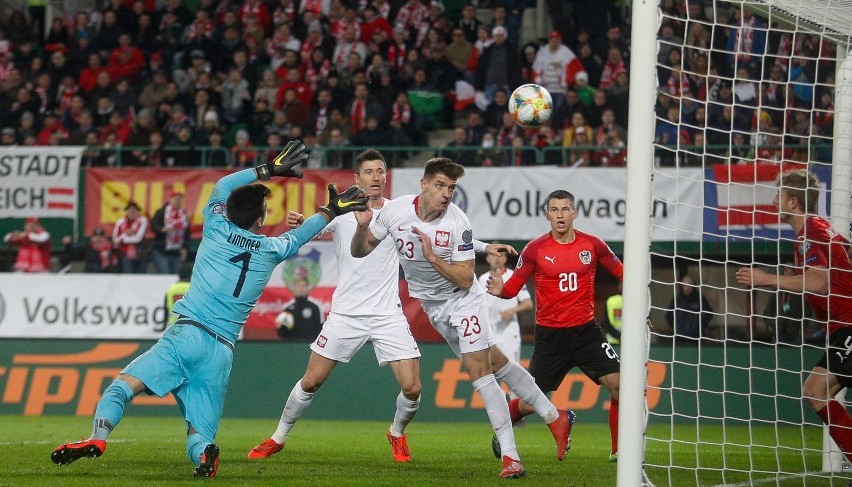 Austria - Polska 0:1. Zwycięskiego gola strzelił Krzysztof...