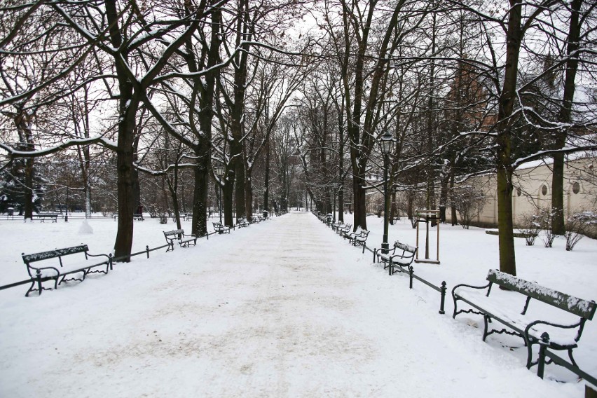 Kraków w zimowej scenerii prezentuje się wyjątkowo...