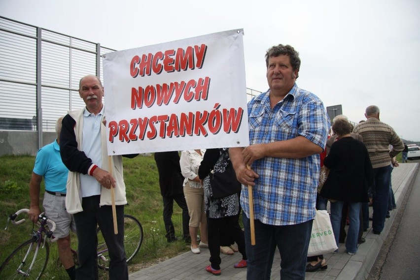 Protest mieszkańców Kalinówki.