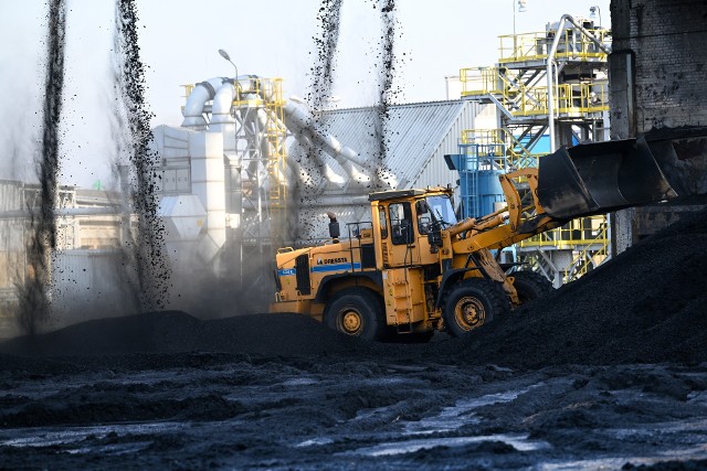 Samorządowy skład węgla na terenie zakładu TAURON Wytwarzanie S.A. Oddział Elektrownia Stalowa Wola w Stalowej Woli, 31 bm.