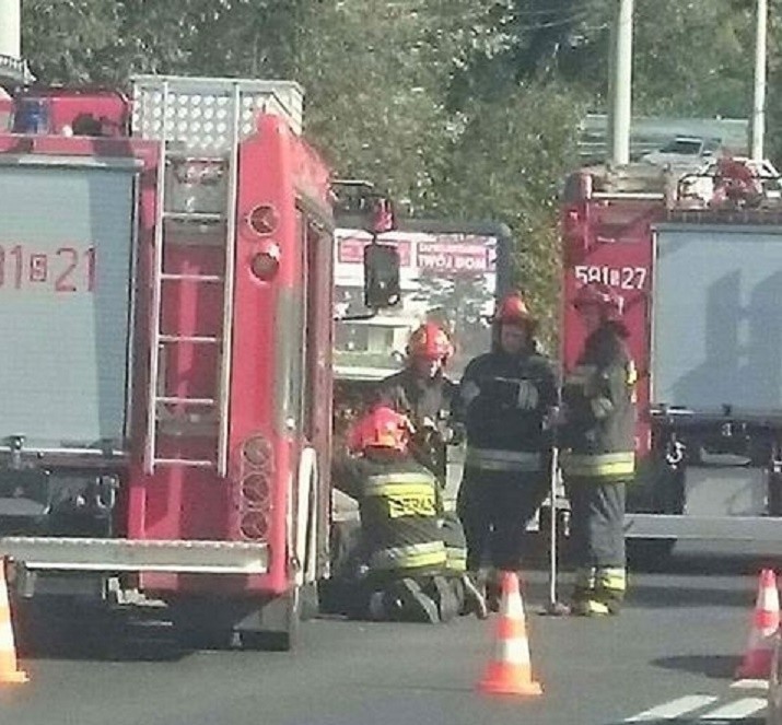 Najpierw wypadek miał radiowóz w Czerwionce, a później wóz strażacki w Rybniku 