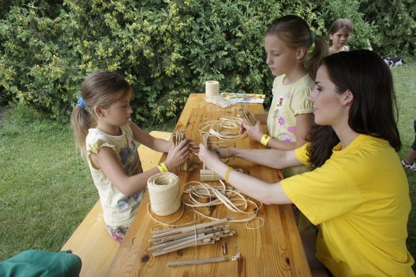 Wielki Dzień Pszczół w Botaniku: Dzieci budowały domki dla...