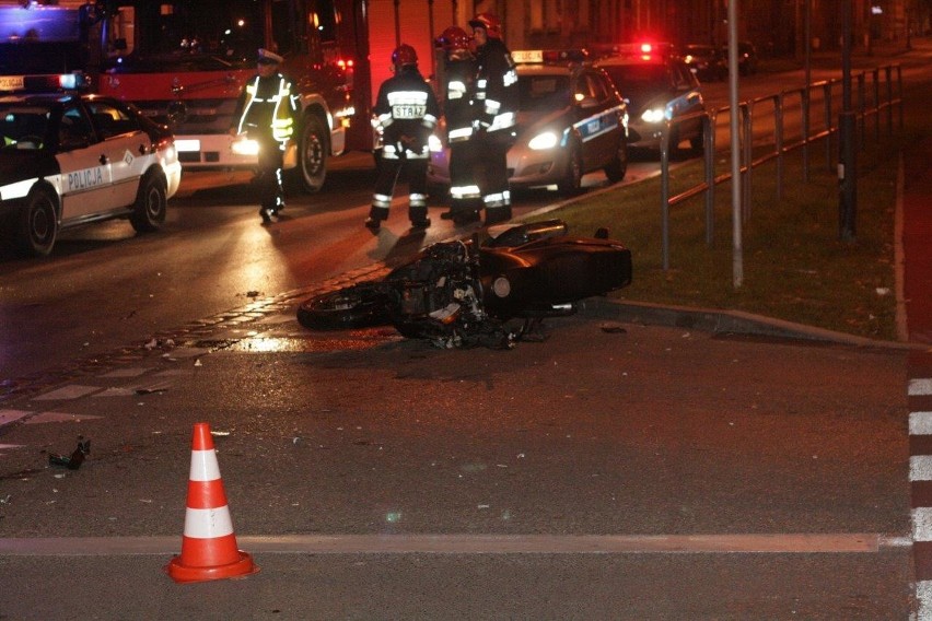 Wypadek na ulicy Kołłątaja w Słupsku. 