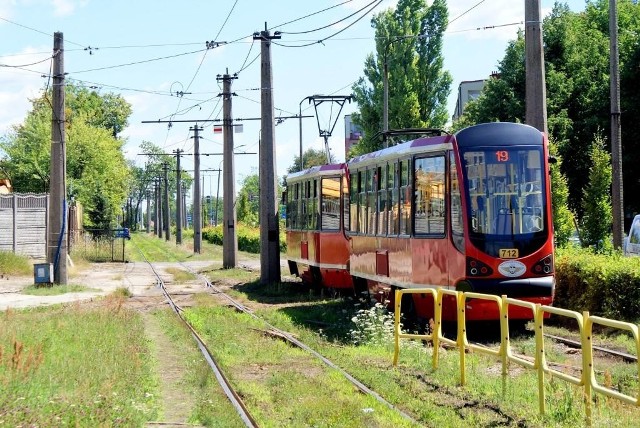 Bytom Stroszek - modernizowana będzie pętla tramwajowa przy zajezdni.