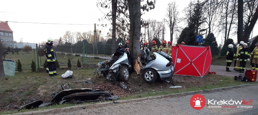 W Prusach w gminie Kocmyrzów-Luborzyca na drodze...