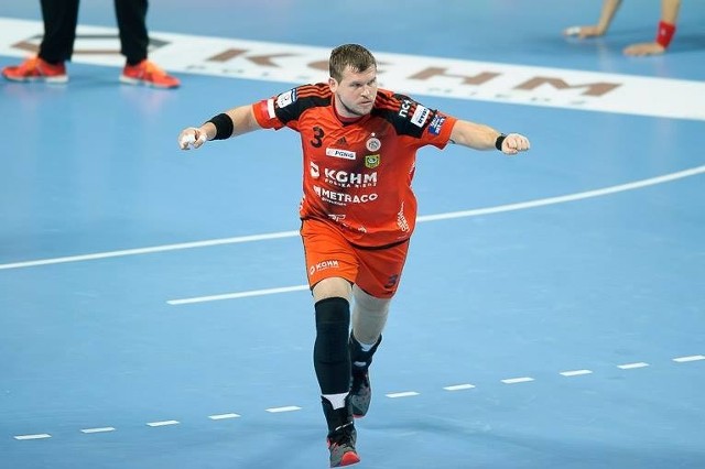 Michał Stankiewicz, obrotowy Zagłębia, został wybrany MVP spotkania ze Stalą Mielec