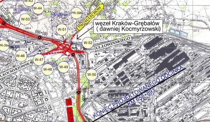 Kolejny fragment S7 w Krakowie do 2021 roku