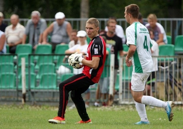 Adam Sekuterski walczy o miejsce w bramce ŁKS.