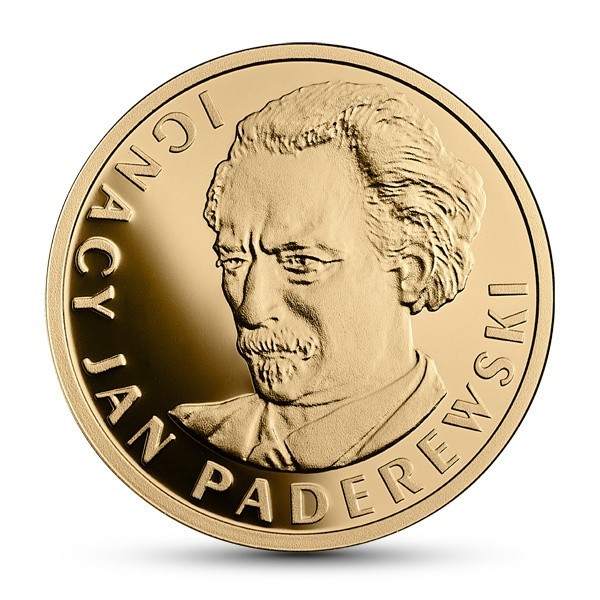 Na rynku pojawiła się złota moneta  Ignacy Jan Paderewski o...