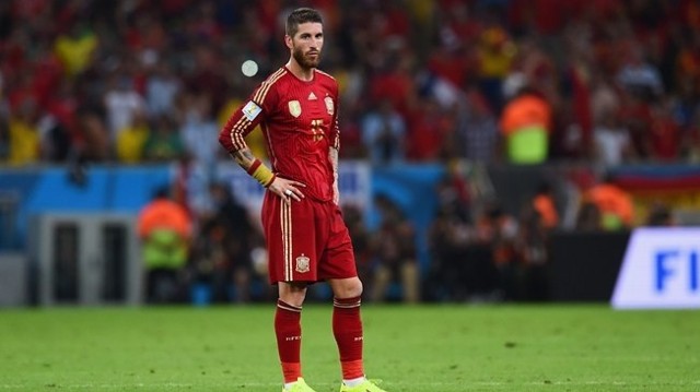 Sergio Ramos - jeden z symboli wielkich zwycięstw Hiszpanii, ale i jej klęski w Brazylii.