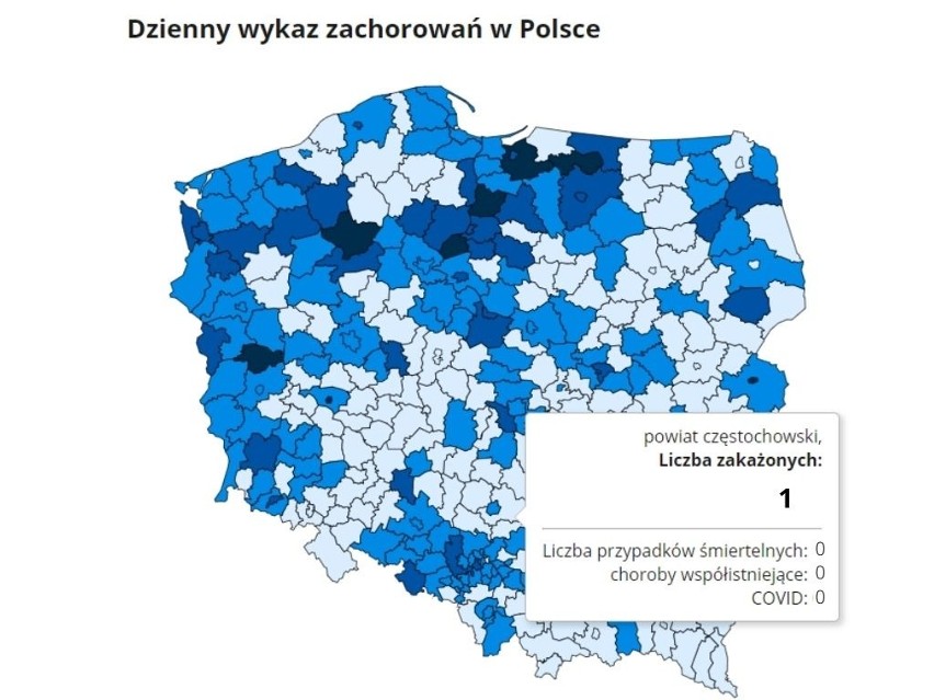 W województwie śląskim wykryto 23 nowe przypadki zakażenia...