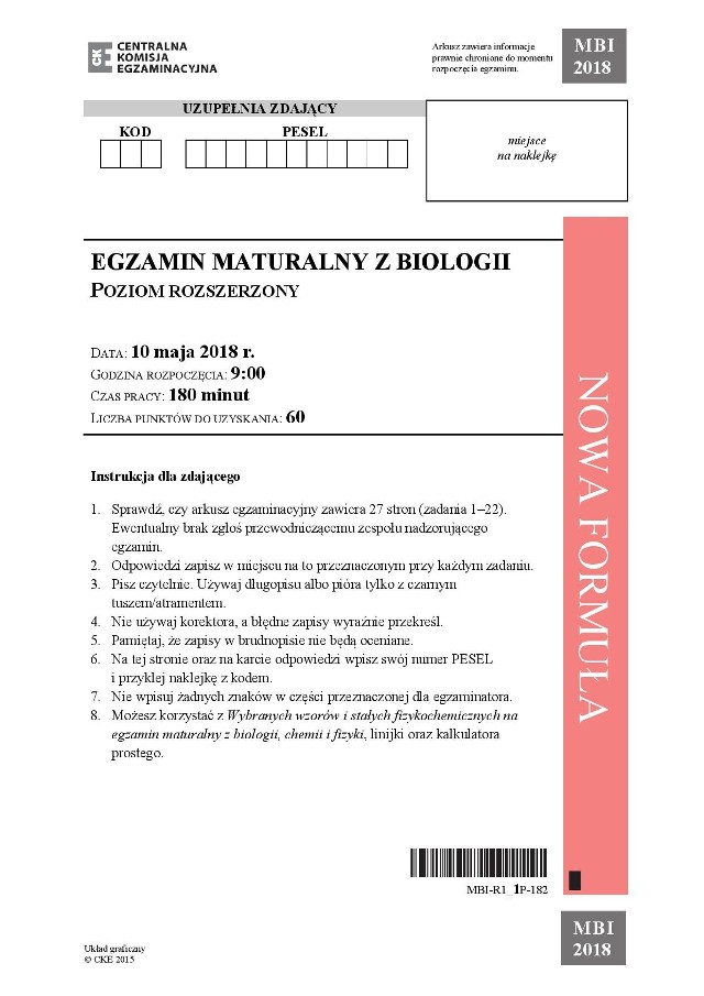 Matura Biologia odpowiedzi - artykuły | Głos Wielkopolski