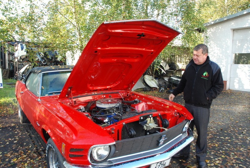 Odrestaurowany Ford Mustang