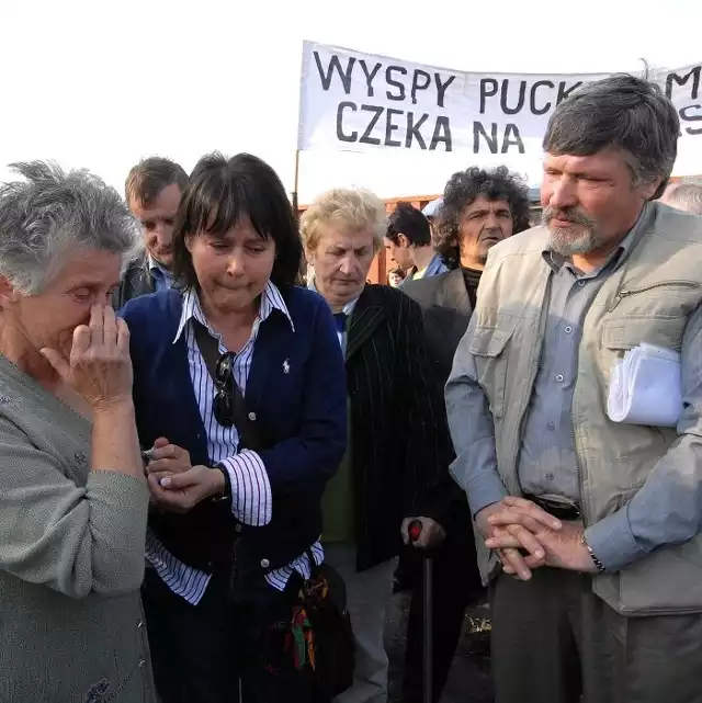 Elzbieta Jaworowicz w SzczecinieNa Wyspie Puckiej realizowano program "Sprawa dla reportera".