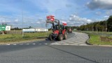 Strajk rolników w Opolu i regionie. Protest przeciwko "piątce Kaczyńskiego". Traktory i inne maszyny rolnicze spowalniały ruch na drogach