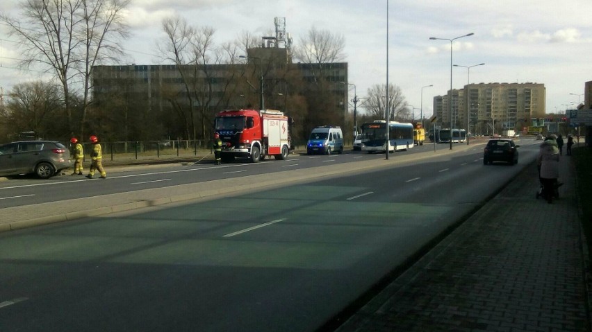 Wypadek na Grota-Roweckiego w Krakowie