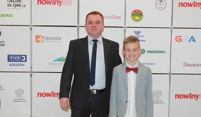 Jakub Wójcik podczas 58. Plebiscytu Sportowego Nowin otrzymał nagrodę dla Najpopularniejszego Młodego Sportowca Powiatu Mieleckiego