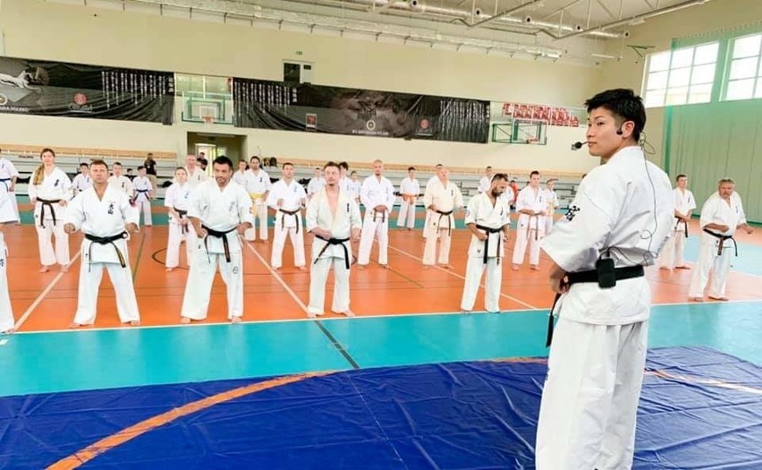 Sensei z Bilczy i karateka z gminy Chęciny trenowali z japońskim mistrzem 