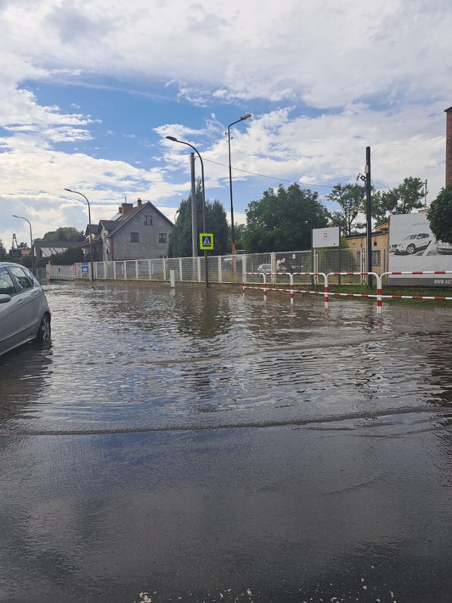 Skutki nawałnicy w Świdnicy 15.08.2022