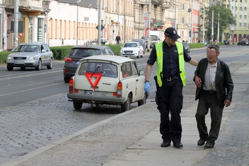 Wypadek na Pomorskiej. Potrącenie przechodnia - 25.05.2016